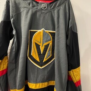 NHL Black and Gold Hockey Jersey